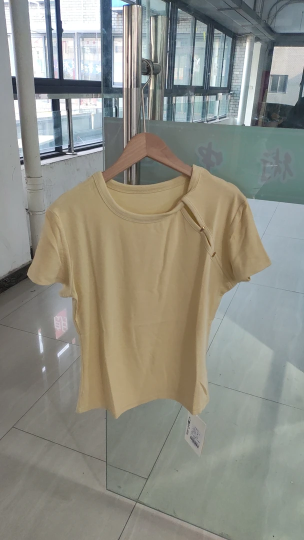 时尚潮流设计感圆领T恤3110