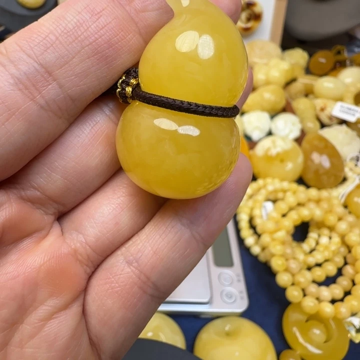 蜜蜡未镶嵌颈饰天然蜜蜡
