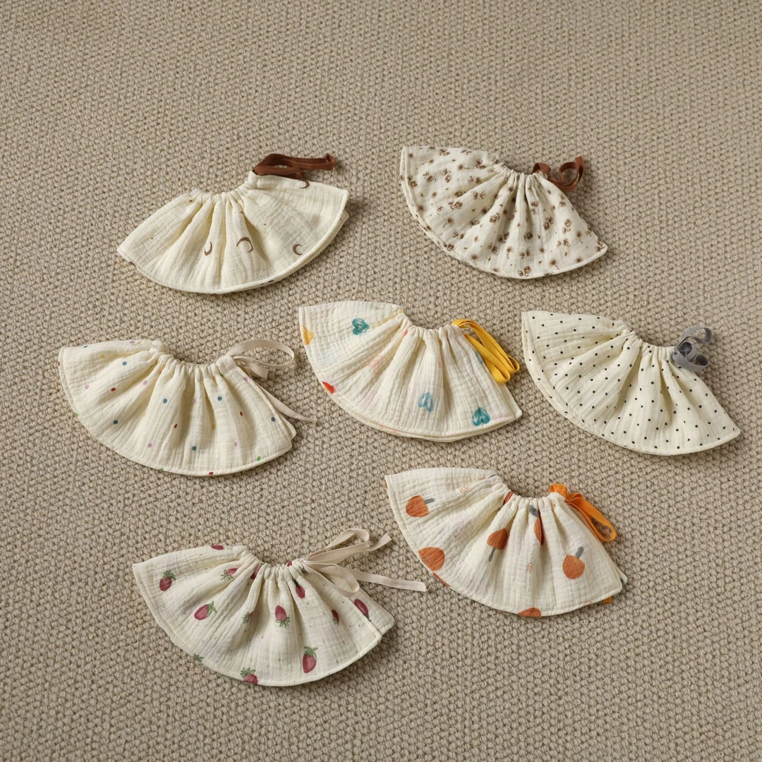 婴儿口水巾纯棉纱布抽绳宝宝围嘴新生儿围兜360婴儿防吐奶水