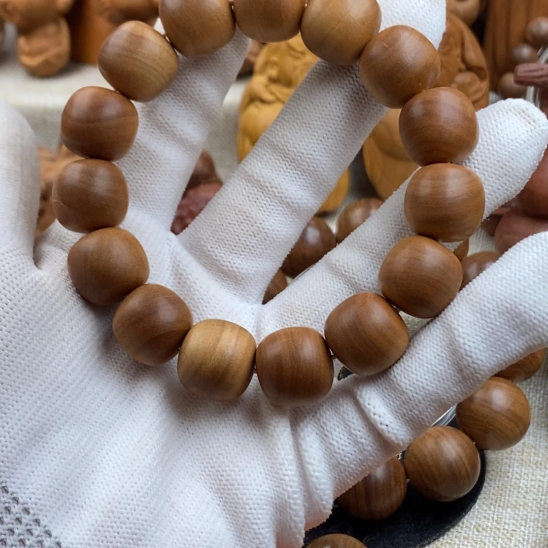 檀香木手串/手链迈索尔，老山檀香，焦糖15.16