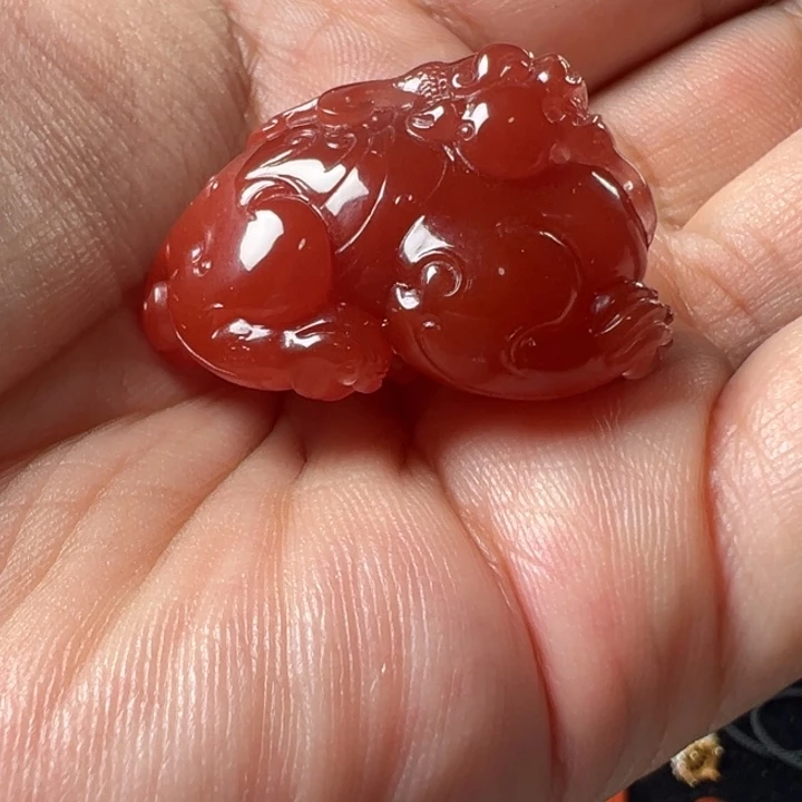 粥***粥南红玛瑙未镶嵌颈饰