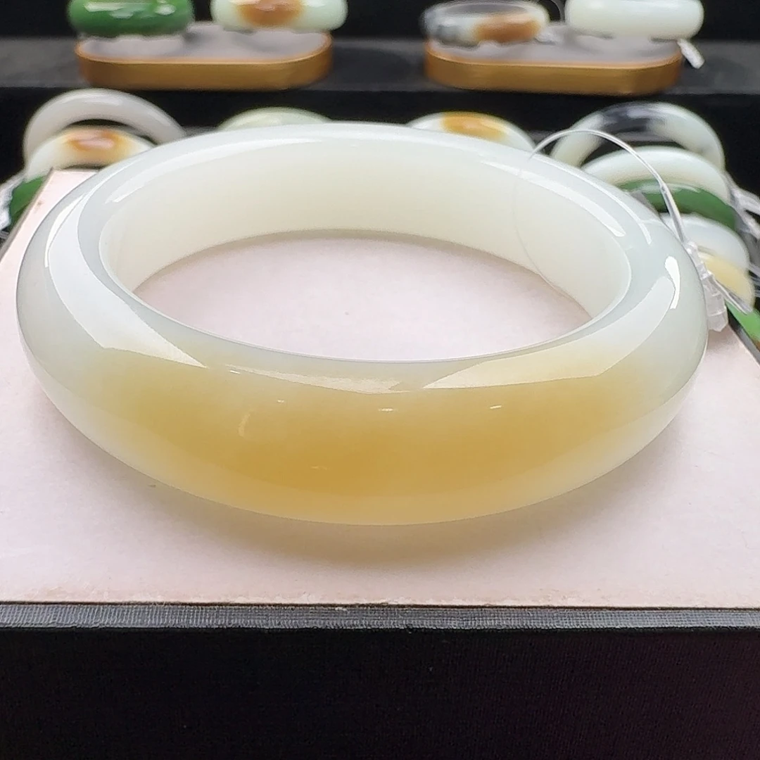 未镶嵌手镯和田玉58.5