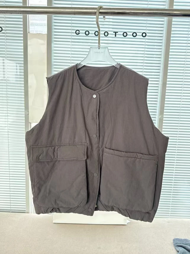 诗歌兰2025新款时尚百搭复古马夹