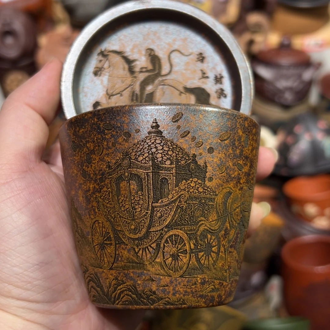 茶杯紫砂宜兴紫砂主人杯