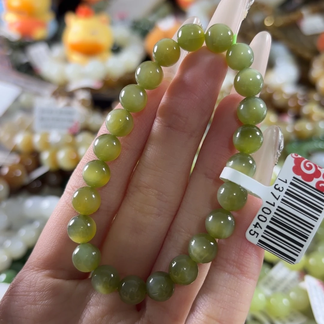 和田玉未镶嵌手链126