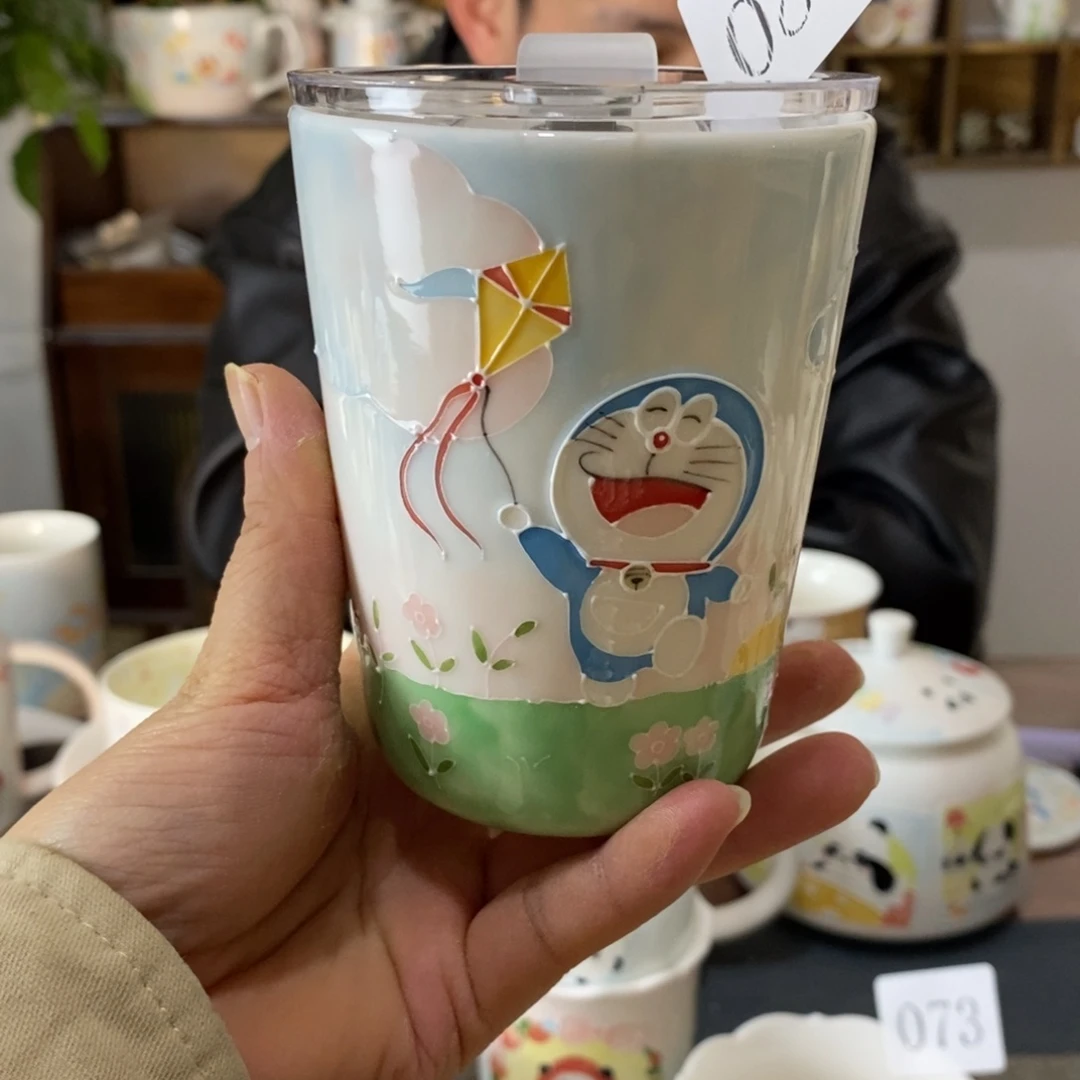 乐***妈瓷片景德镇釉下彩手绘