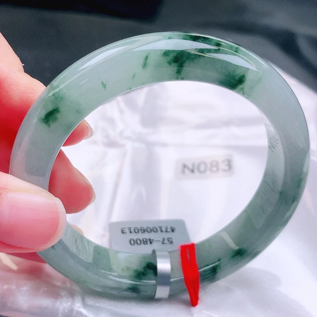 翡翠未镶嵌手镯缅甸天然a货翡翠手镯