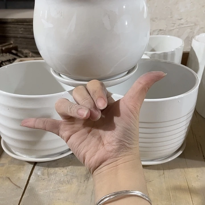 陶瓷花盆凑12米包邮了六个