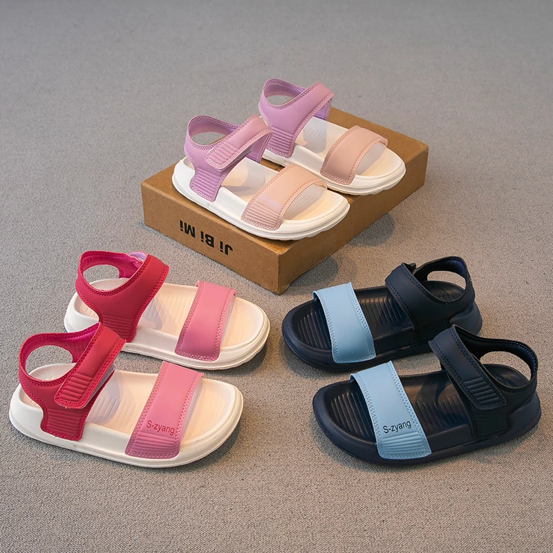 YeeHoO/英氏儿童沙滩凉鞋2025夏季童鞋子女童公主鞋软底防