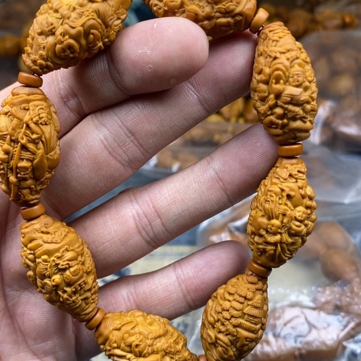 橄榄核手串/手链橄榄核雕工艺手串