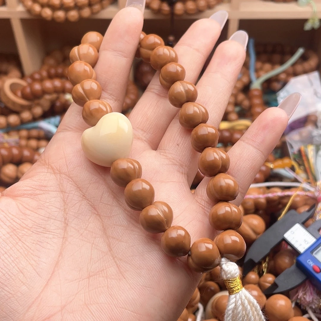 猴头核桃手串12+光面屁桃全品一套