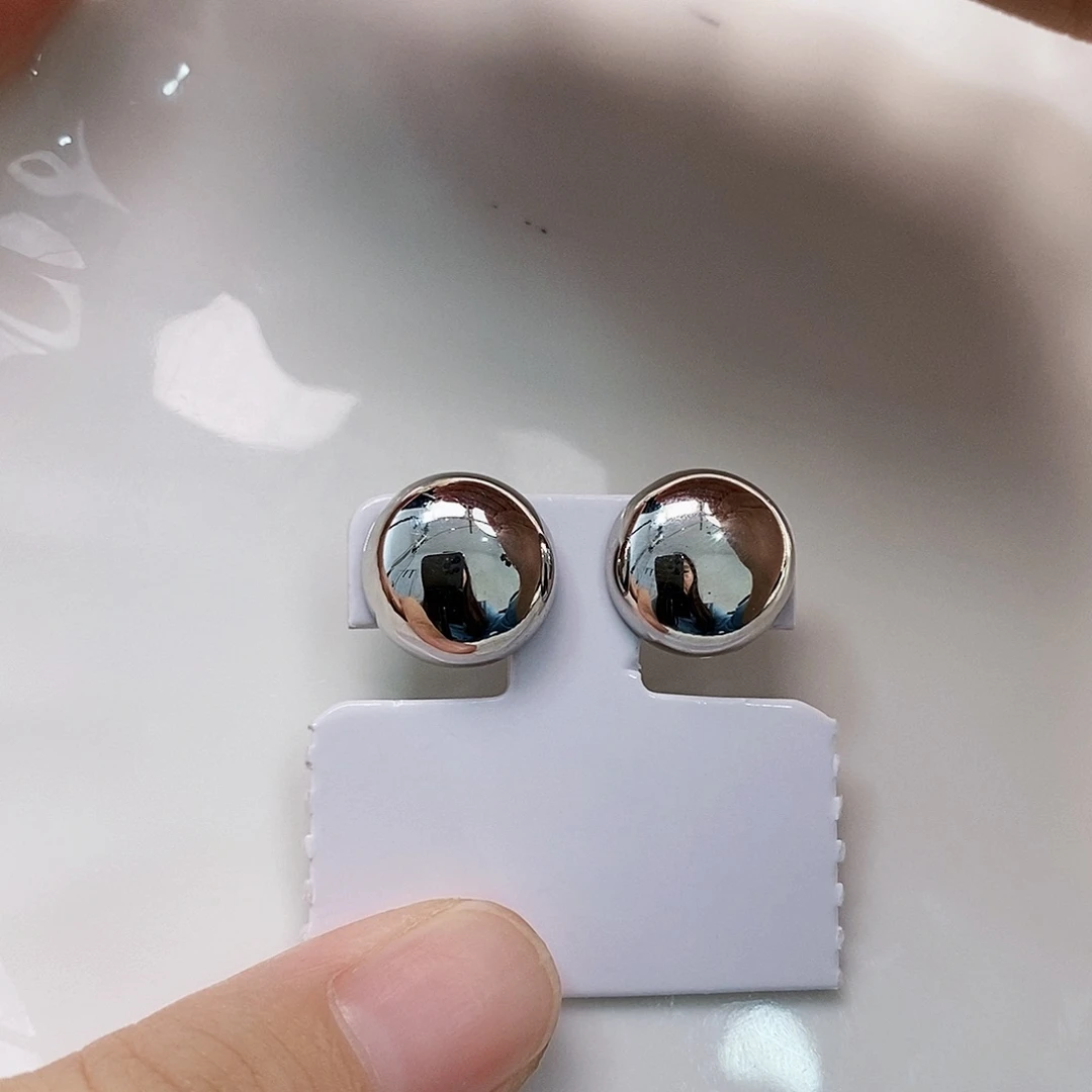 银S925镶嵌特价极光耳饰淡水珍珠有***柔
