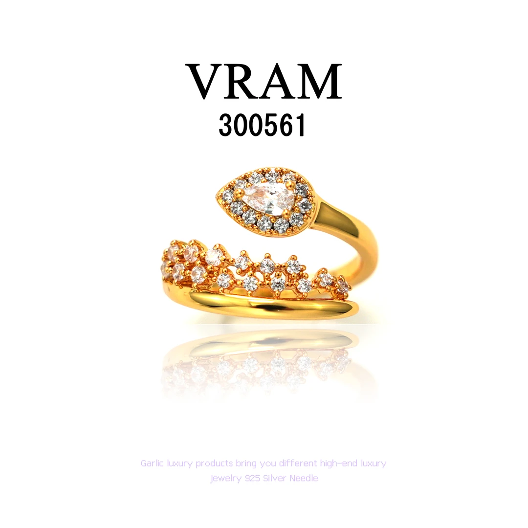 镀K金 VRAM戒指~300561