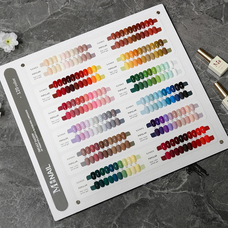 【希妹甄选】新品上新120色玫瑰庄园实色套胶涂好色板