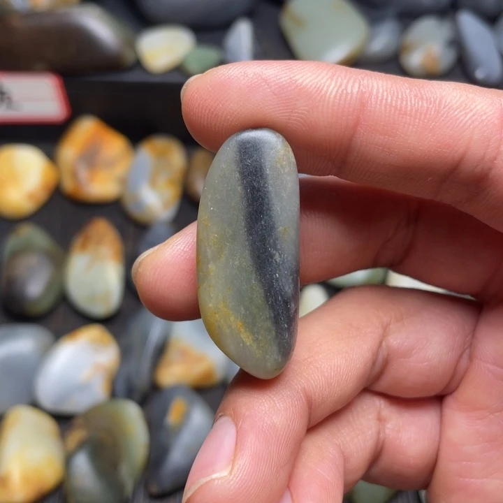 和田玉未镶嵌挂件70