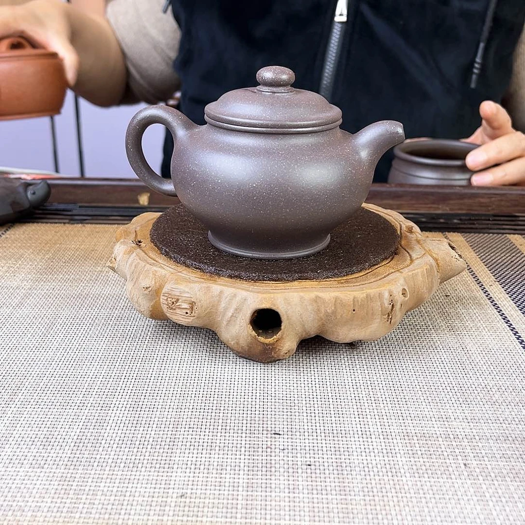 紫砂茶壶宜兴紫砂大水谭天青200c c