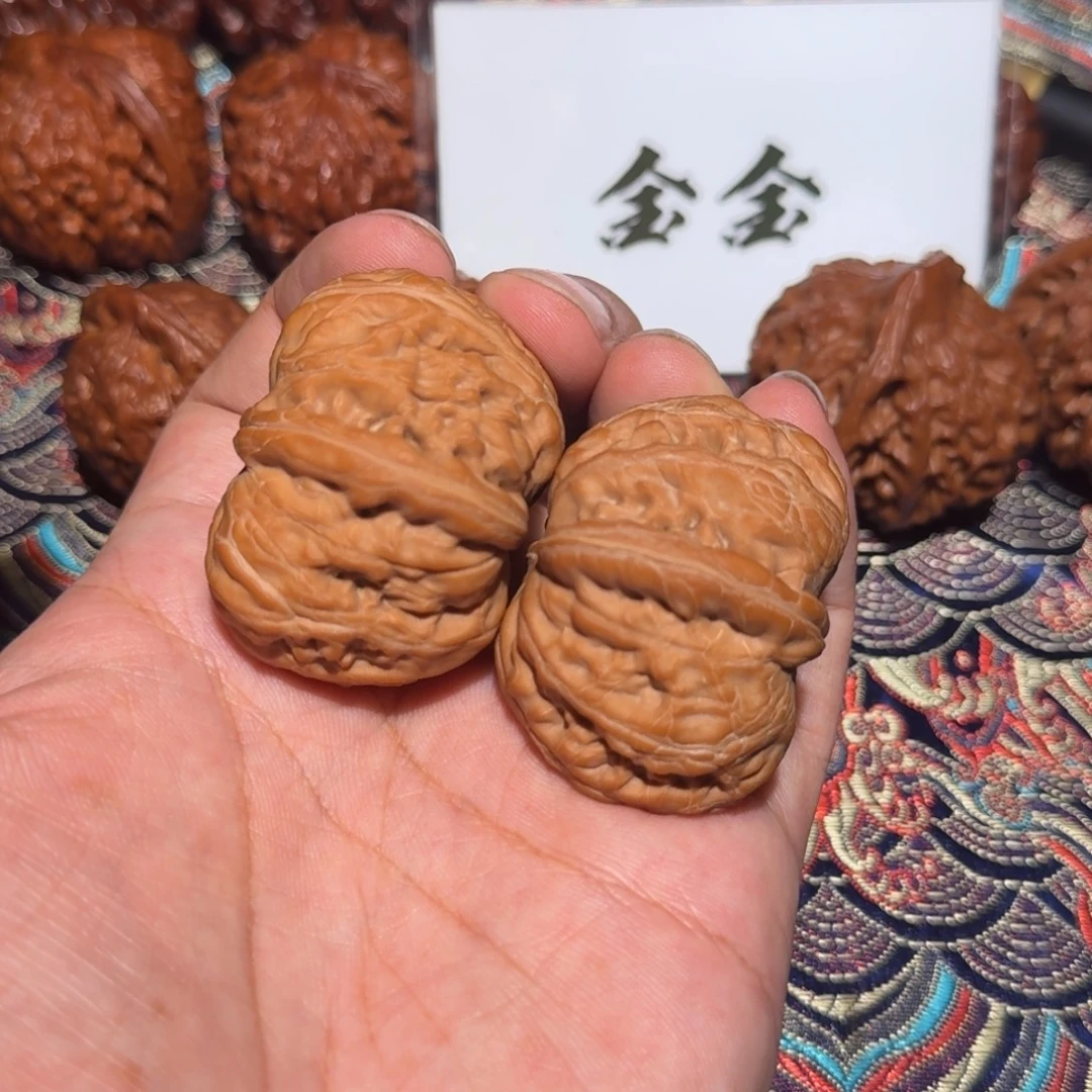 把件核桃1098平谷元宝，尺寸42