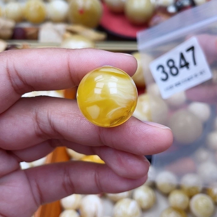 蜜蜡未镶嵌珠宝奇石粉22