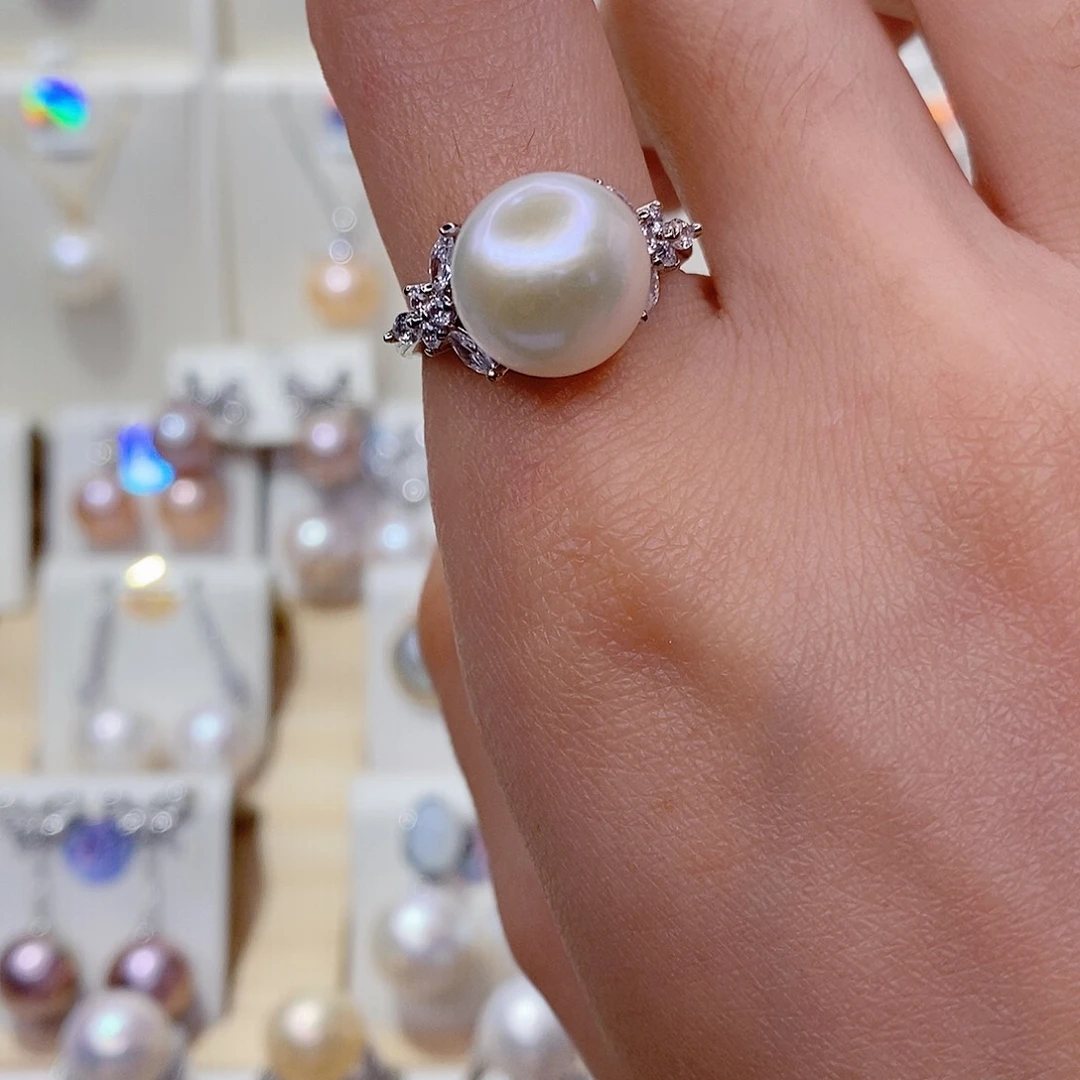 戒指未镶嵌淡水珍珠