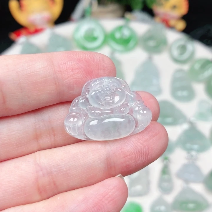翡翠未镶嵌颈饰缅甸天然A货翡翠