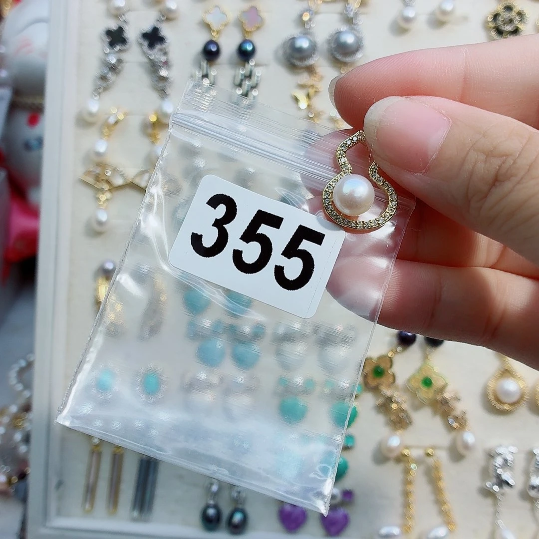 耳饰合金淡水珍珠