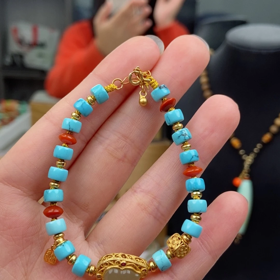 未镶嵌绿松石珠宝奇石