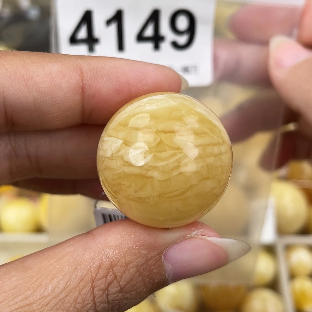 蜜蜡未镶嵌裸石27.2粉