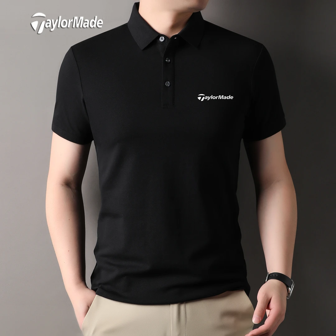 Taylormade泰勒梅新款POLO衫男商务休闲时尚潮流翻领透气亲肤