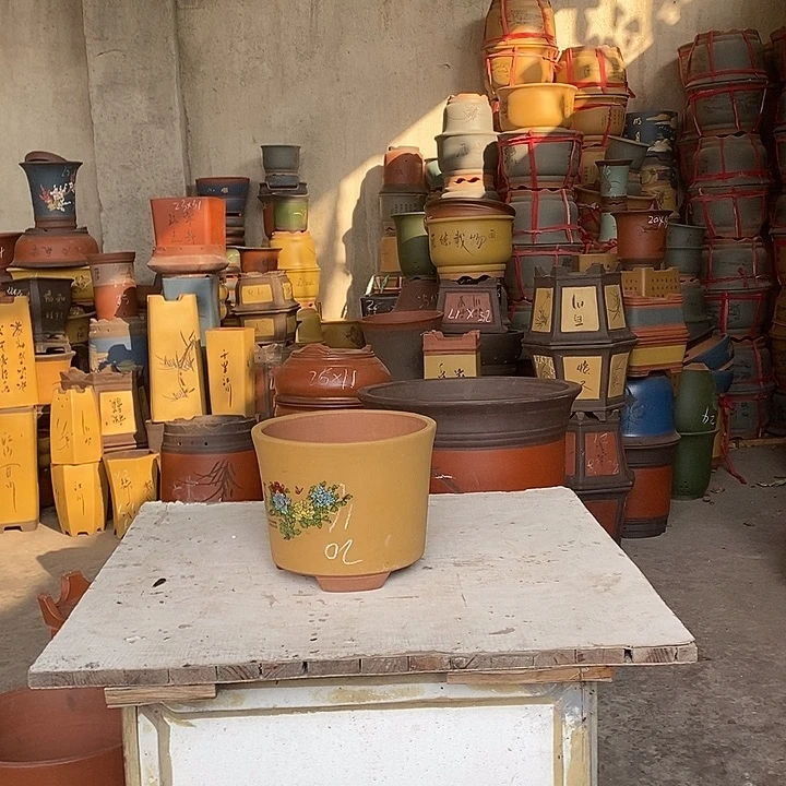 紫砂花盆紫砂花盆