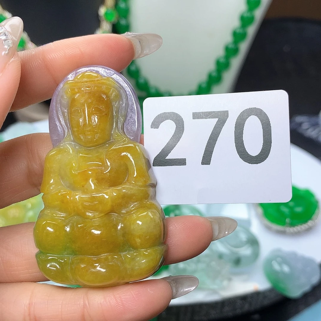 翡翠吊坠(赠链)未镶嵌