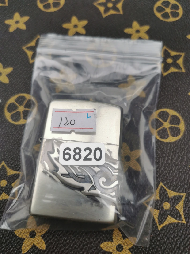 Zippo打火机回血06H镀银贴章-6820