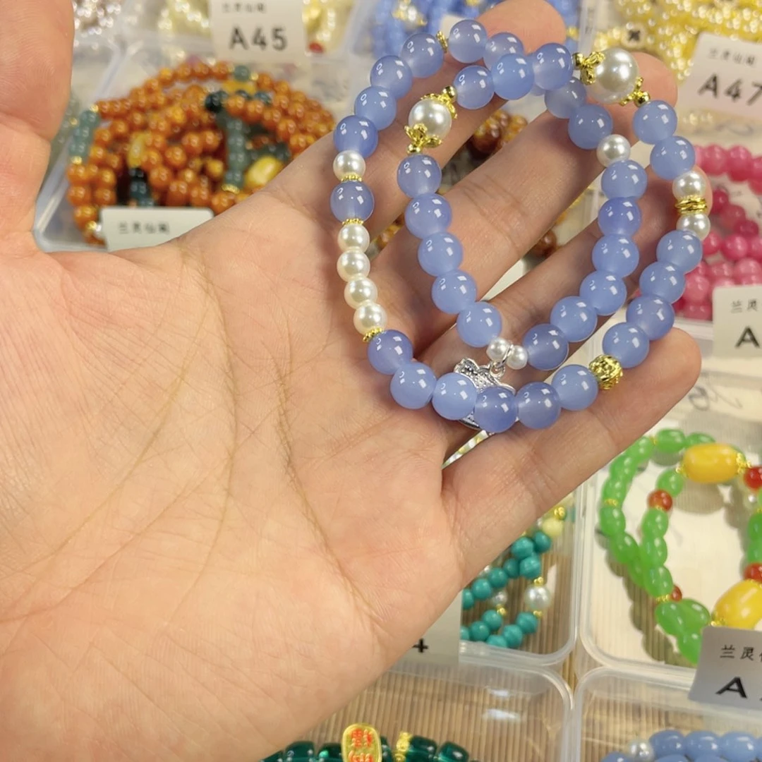 玛瑙手饰银S925镀金镶嵌