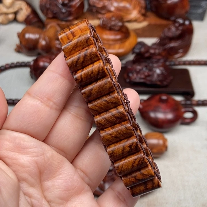 稳***福把件黄花梨/降香黄檀