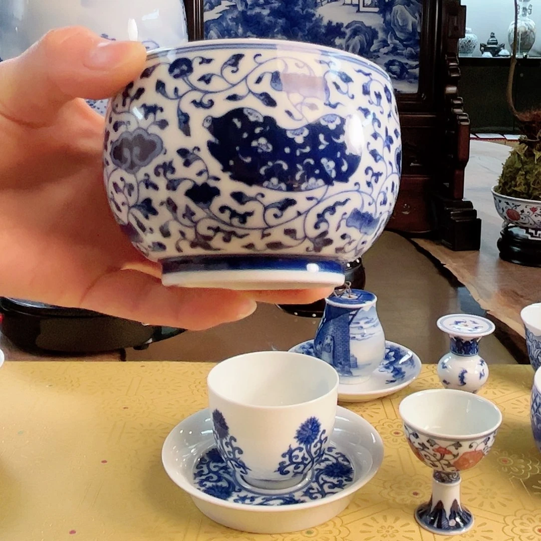 金*一泽善堂诸事如意大福杯