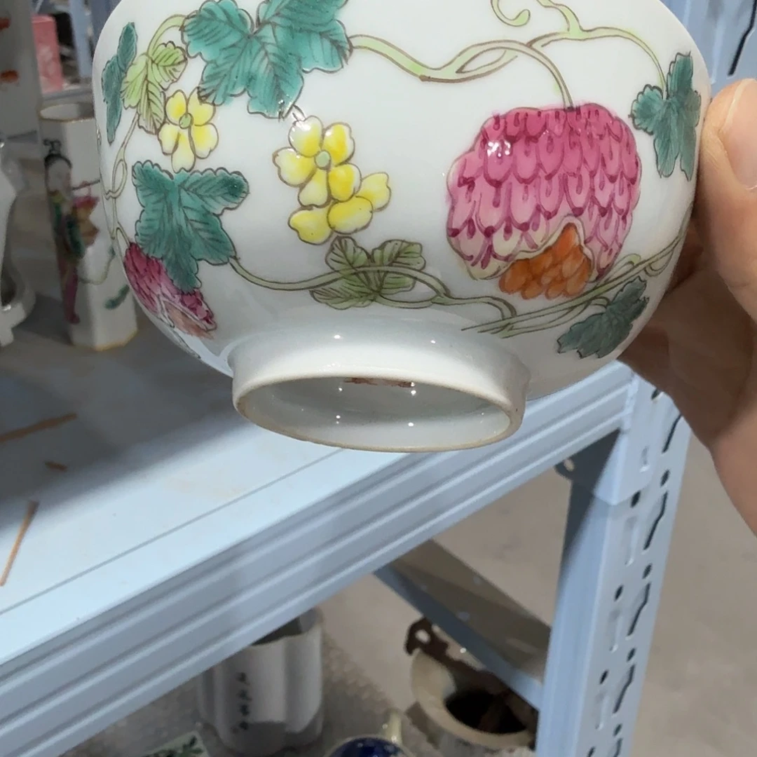 瓷片摆件手绘瓷器全部处理