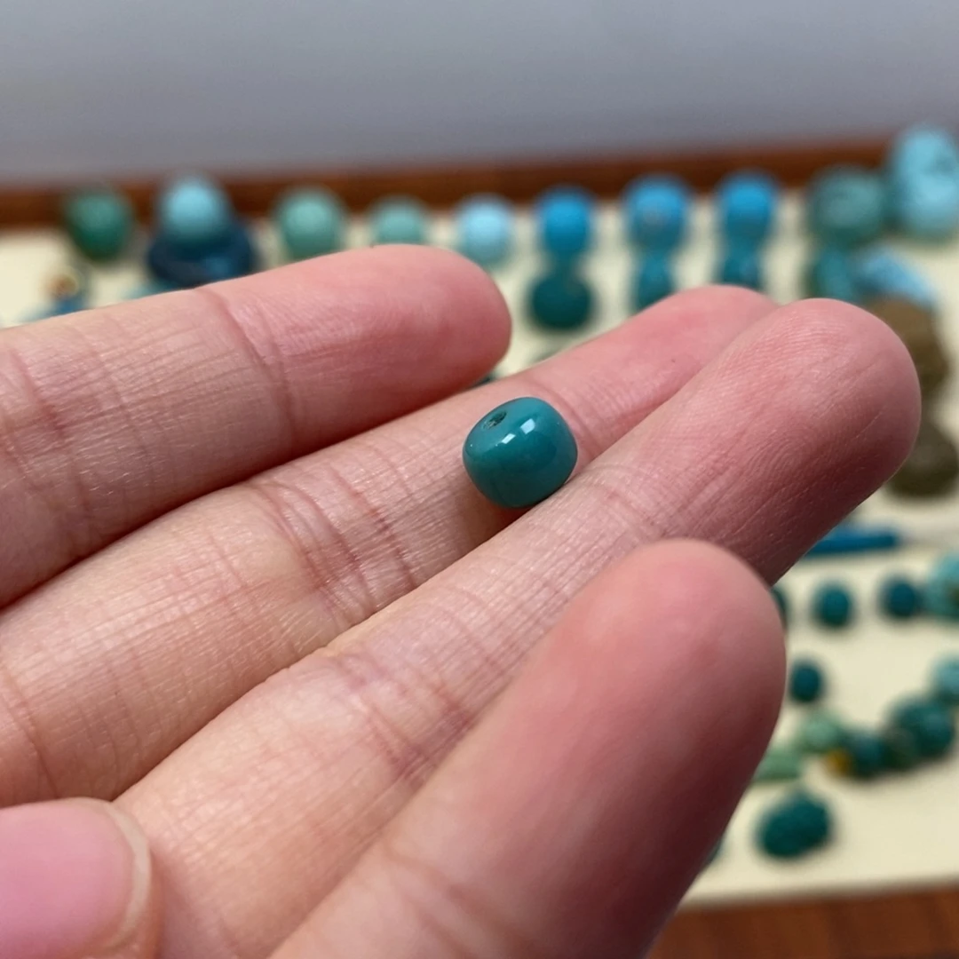 绿松石珠宝半成品未镶嵌如***天