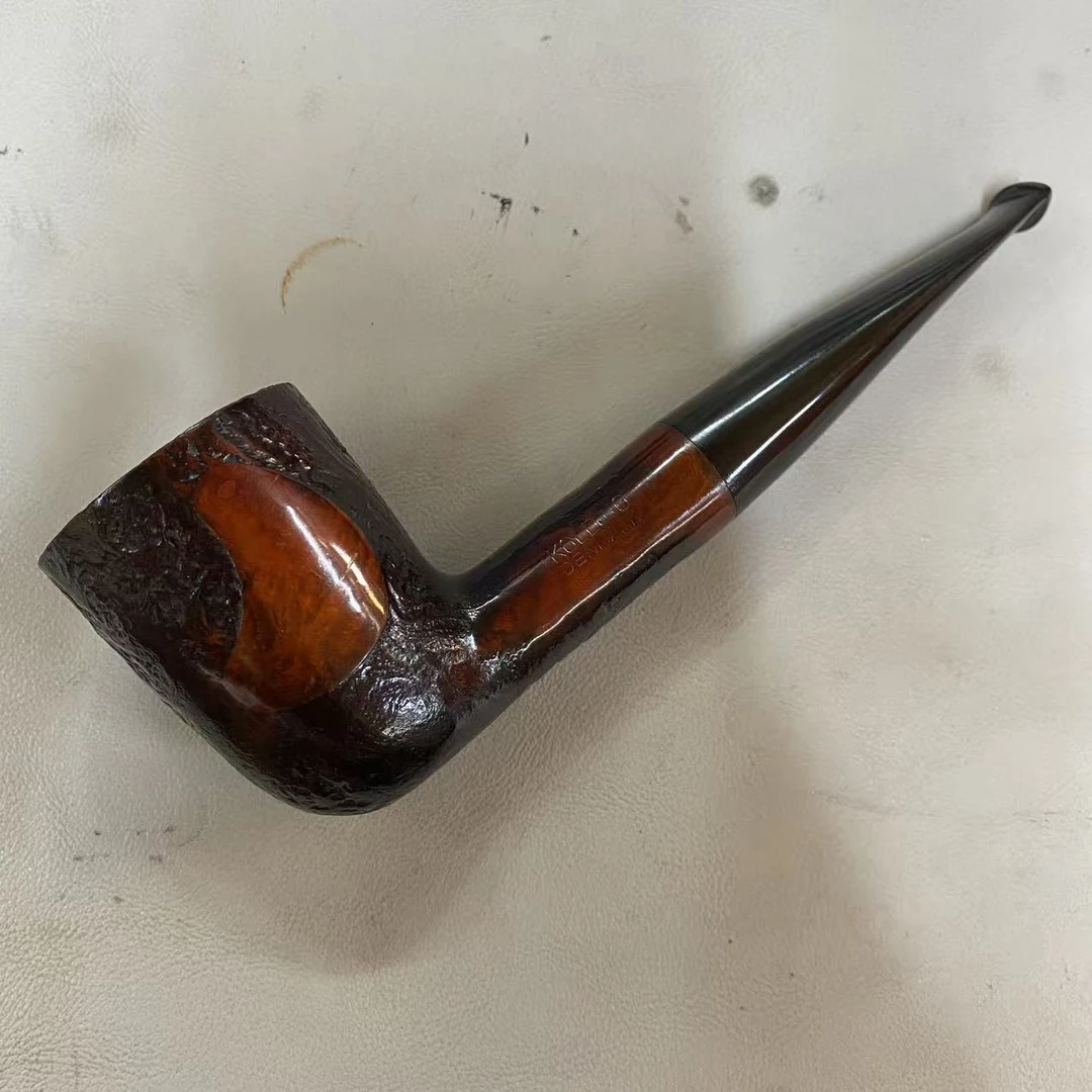 老烟斗丹麦loiding可定石楠木烟斗
