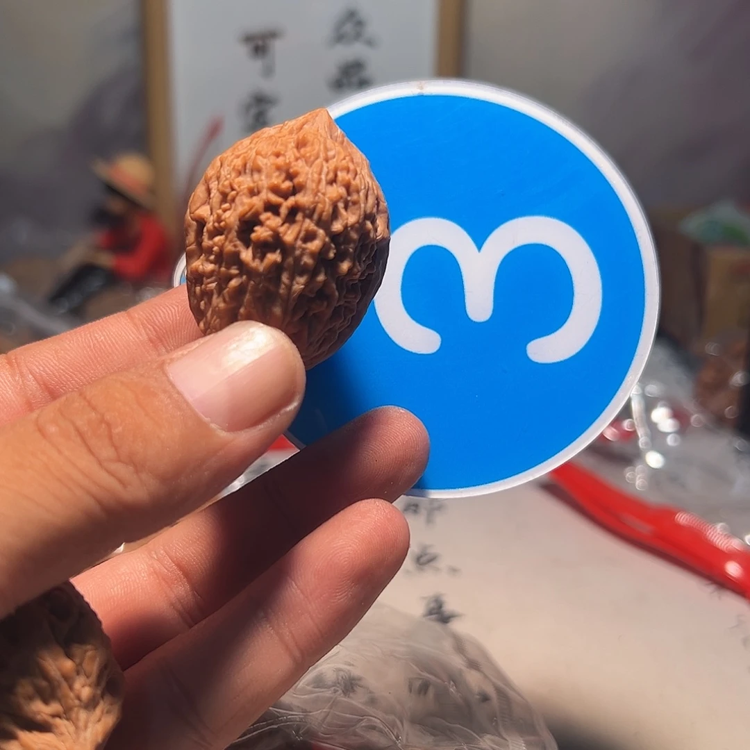 新***界文玩核桃，蓝色003号