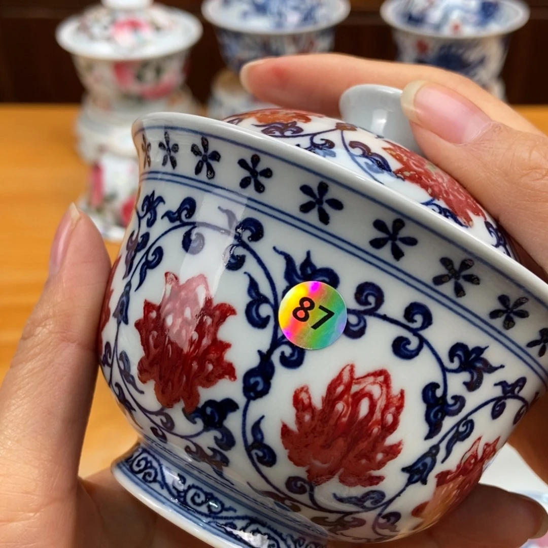 手绘现代茶具非古董