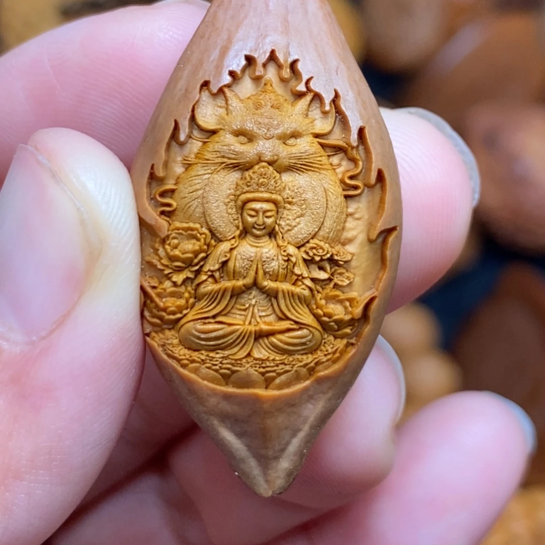 菩提籽类橄榄猴头核桃雕刻手串手链