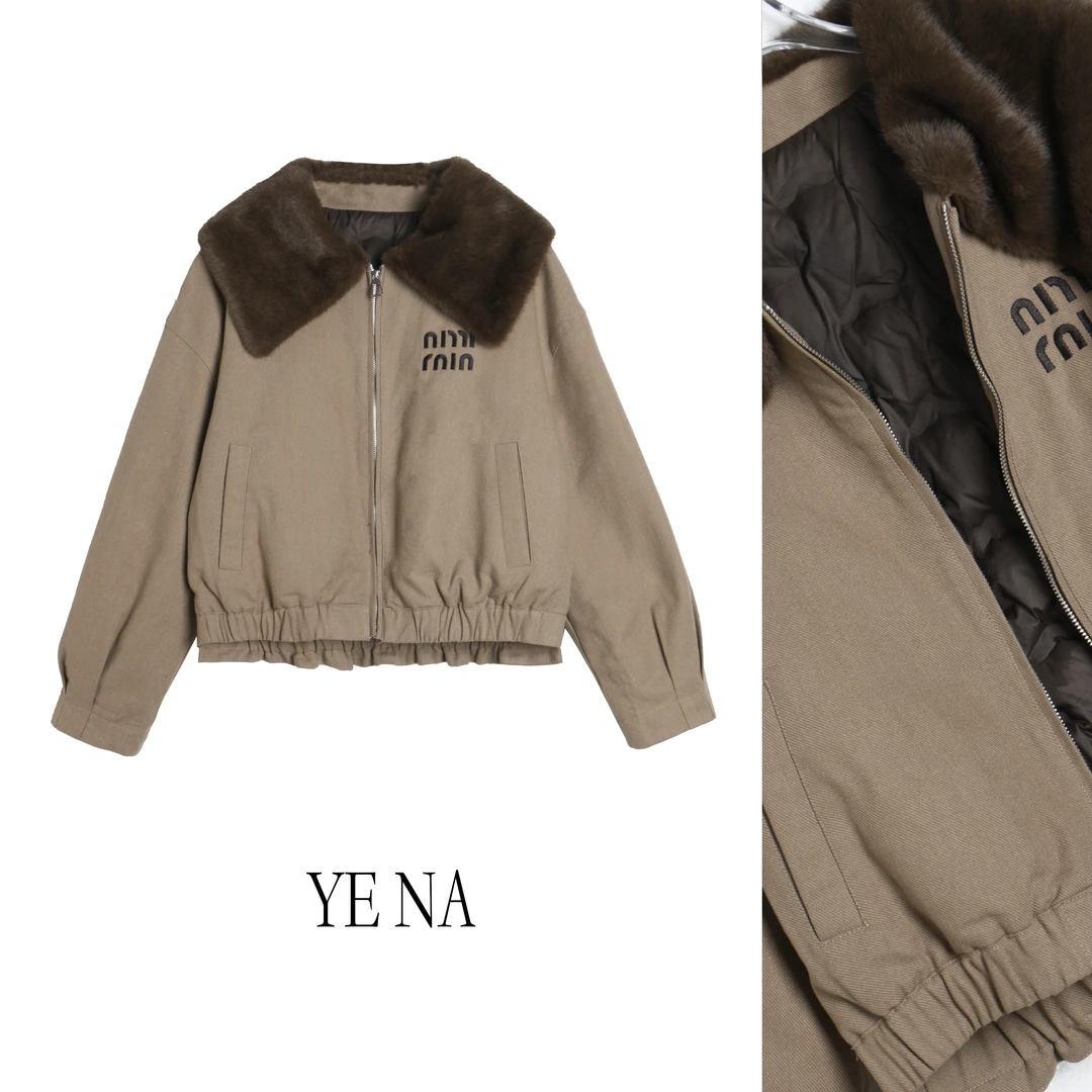 欧韩90白鸭绒羽绒服宽松女款设计款纯色新款百搭拼接羽绒服SY859