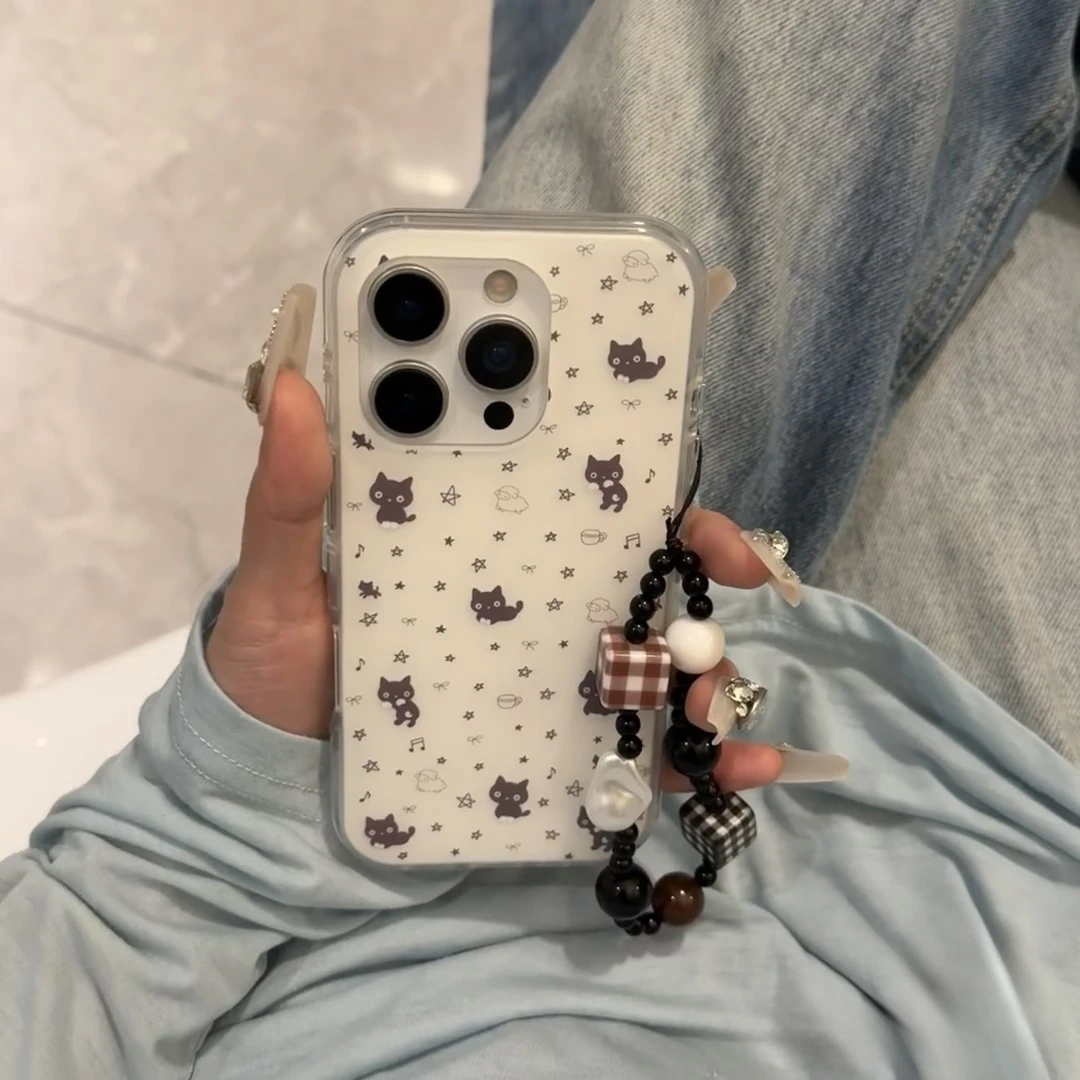 星星小猫适用苹果华为vivo小米oppo女iphone15/16/14手机壳