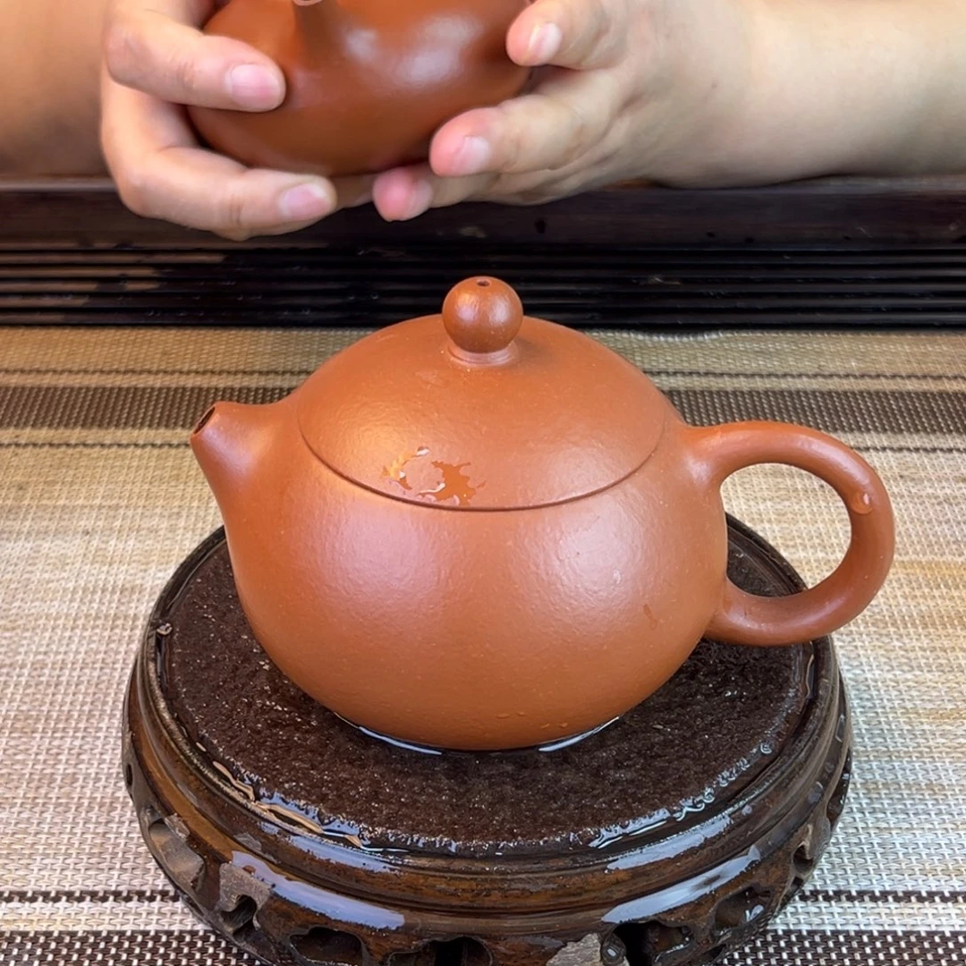 茶壶紫砂小煤窑朱泥220cc