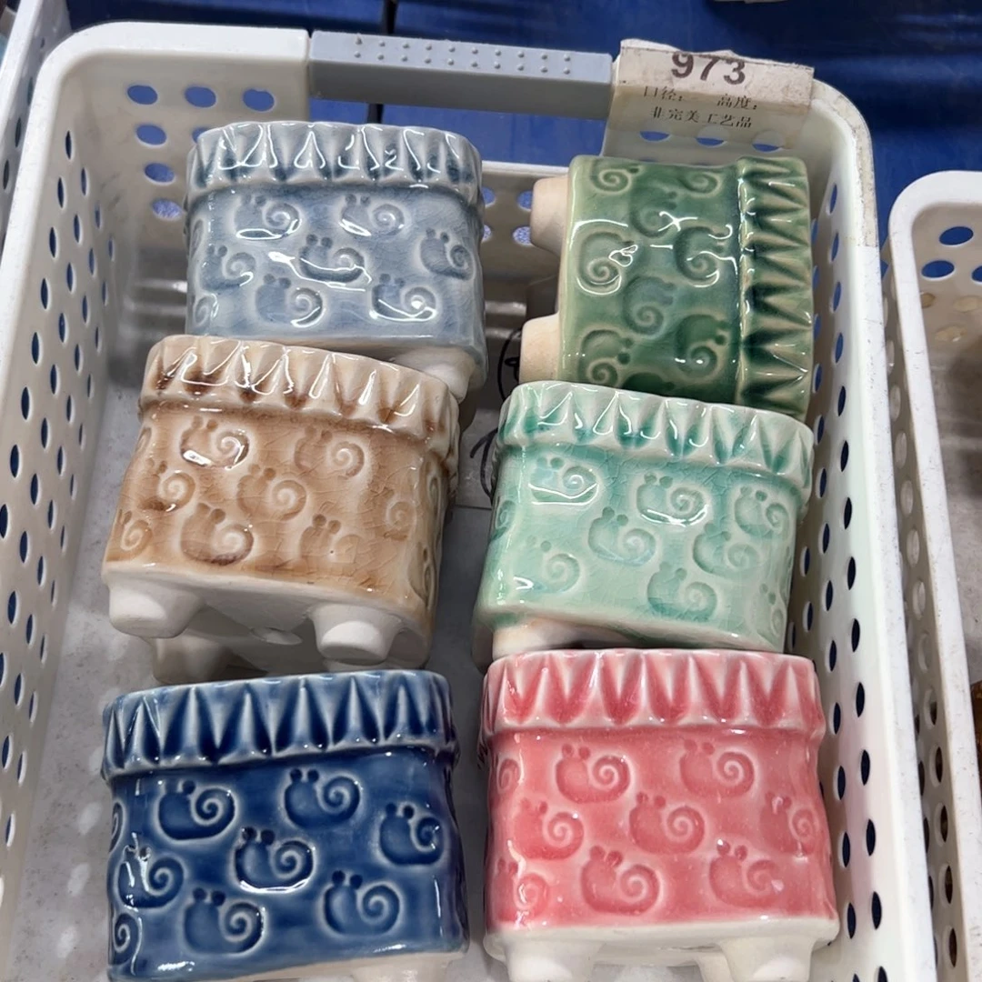 陶瓷多肉小花盆@@973