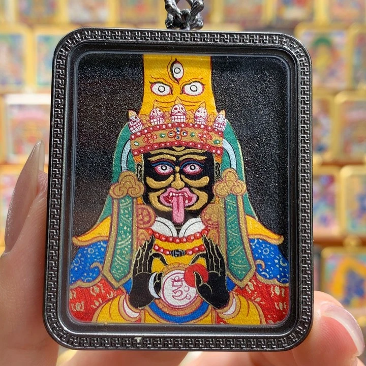 吊坠般若唐卡非遗传承