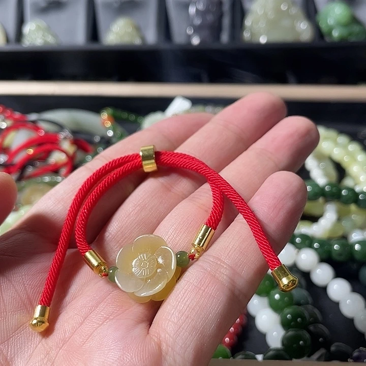 手绳未镶嵌和田玉（糖玉）