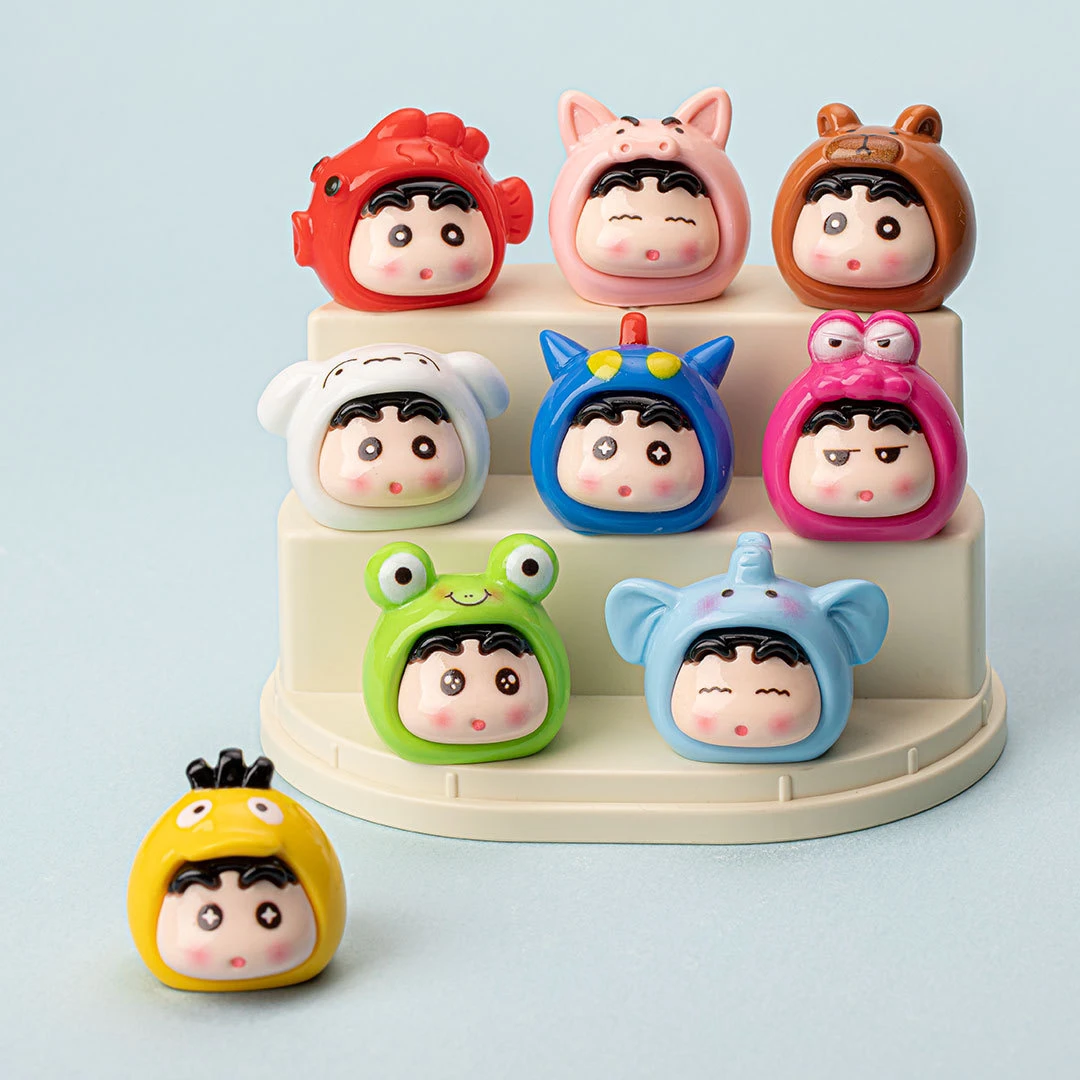 【九宫格】小新总动员 公仔摆件