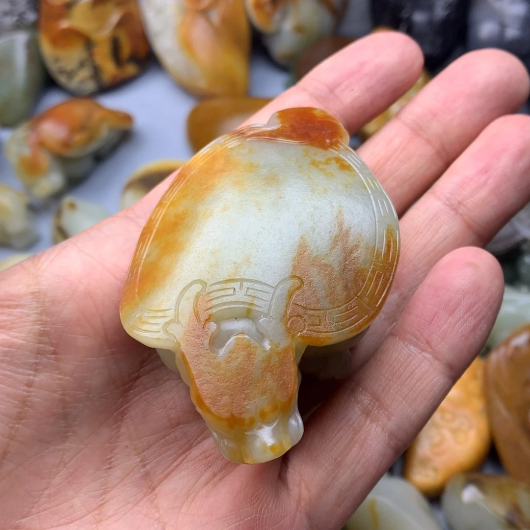 和田玉挂件未镶嵌达*