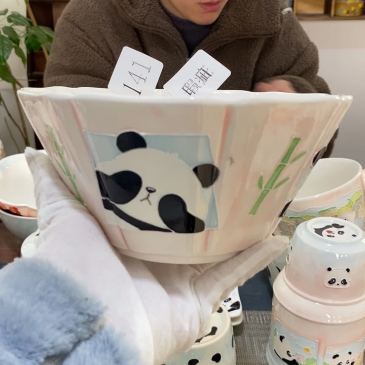 杯景德镇釉下彩手绘