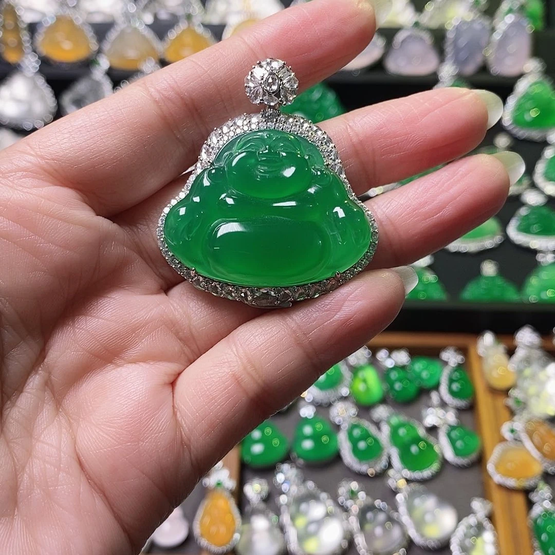 玛瑙/玉髓颈饰银S925镶嵌蓝****N